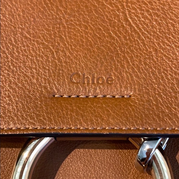 CHLOÉ FAYE LEATHER DAY BAG - Picture 6 of 8